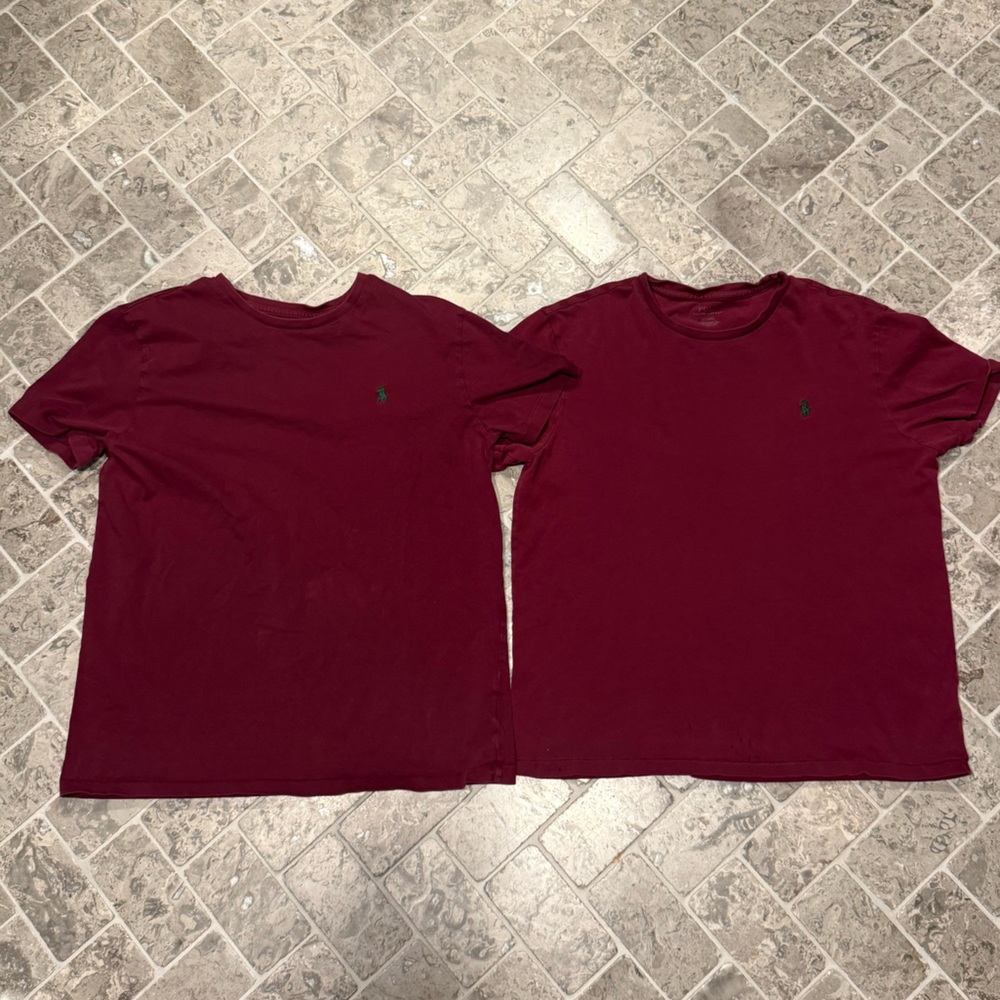 Polo Maroon T-Shirts (2 pack)